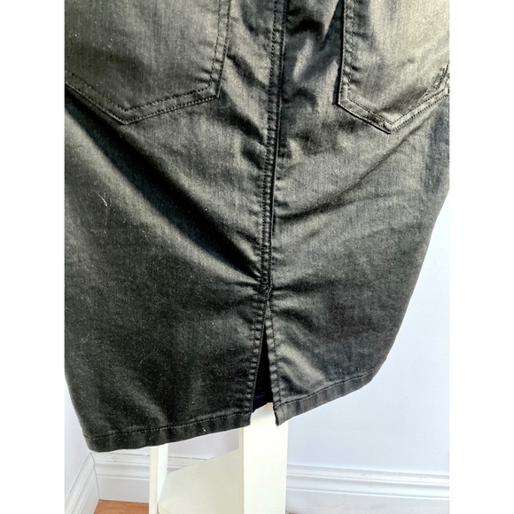 Denim Coated sexy Skirt - Express - Size 2 - Picture 4 of 5